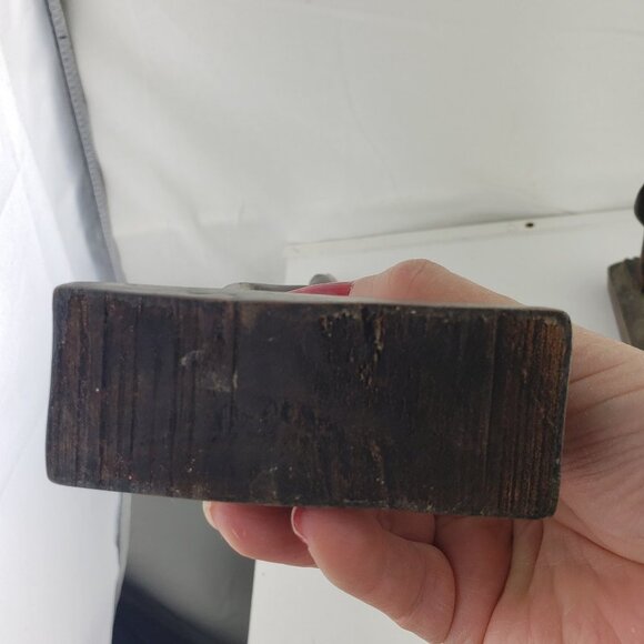 African Wooden Carved Figures Man Woman - Picture 5 of 7